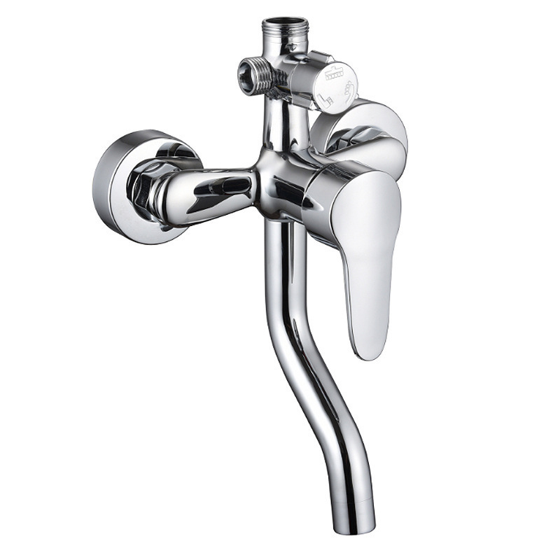 Shower faucet, bathroom concealed, three-step bathtub, Donald Duck faucet, cold and hot water faucet mixed Item Picture