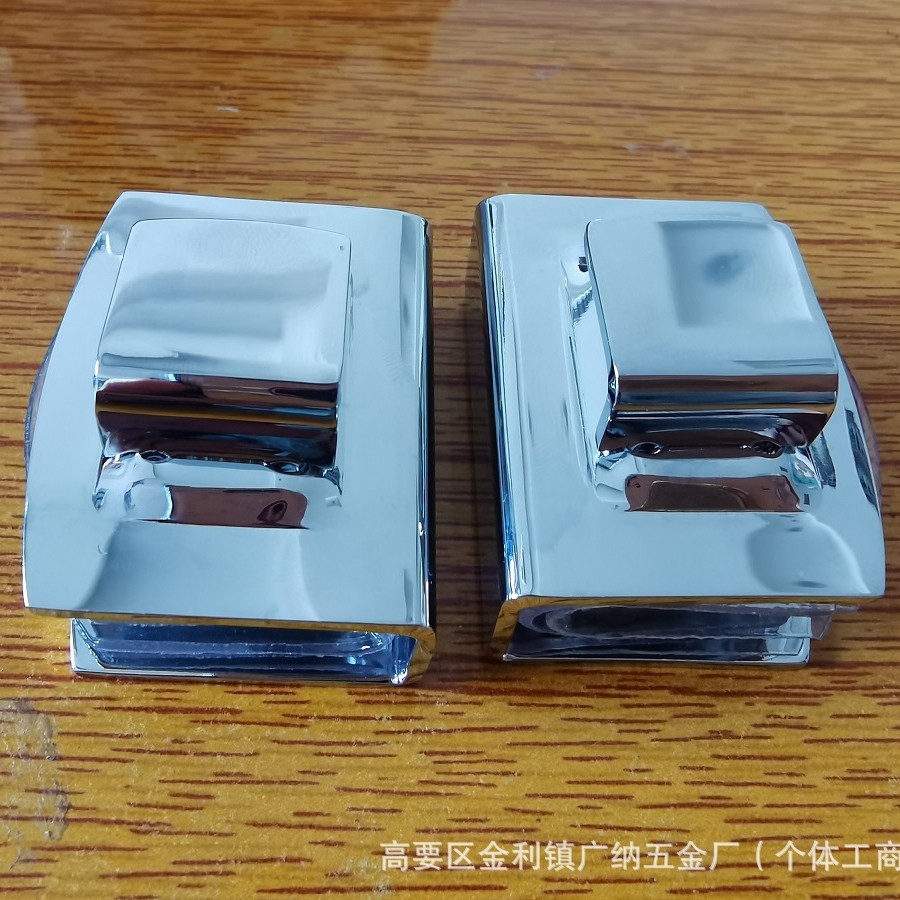 The door clamp accessories for double-sided glass are divided into left and right office knob door locks, door clamps for bathroom and shower room glass doors details Picture