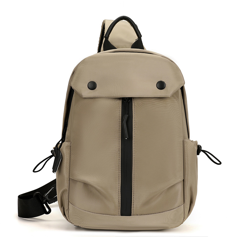 Men's business fashion commuting backpack, Korean street trend single-shoulder bag, outdoor sports crossbody bag, women's chest bag Item Picture