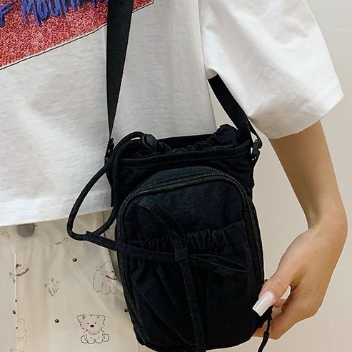 2025 New outdoor lightweight butterfly-end crossbody bag, waterproof phone bag, insulated water bottle bag, women's single-shoulder bag Specification drawing
