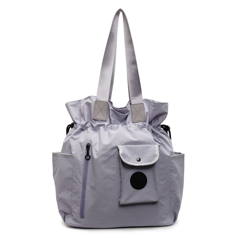 Lightweight backpack 2025 Spring New style Women's large-capacity versatile handbag, fashionable drawstring bag travel backpack Item Picture