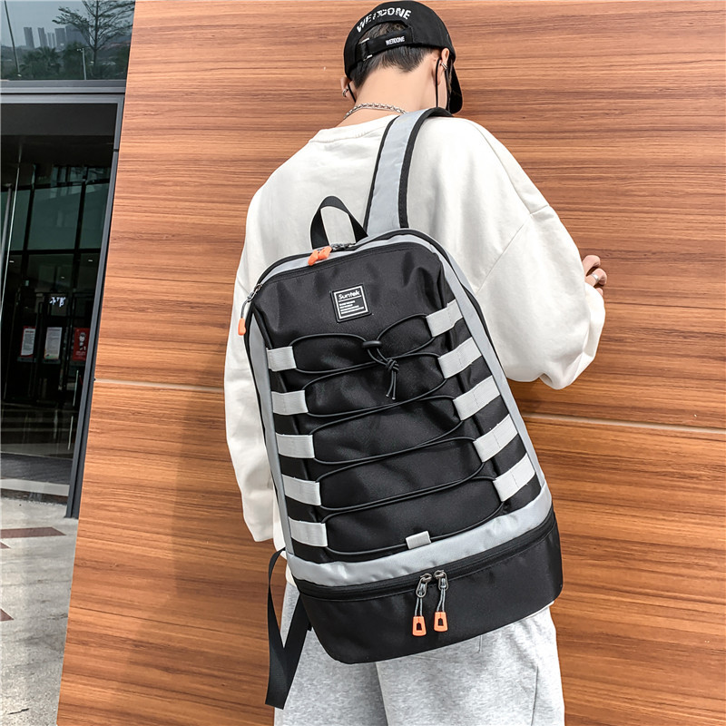 New trendy brand backpacks for male college students, ins Japanese high school schoolbags, large-capacity computer travel backpacks for women details Picture