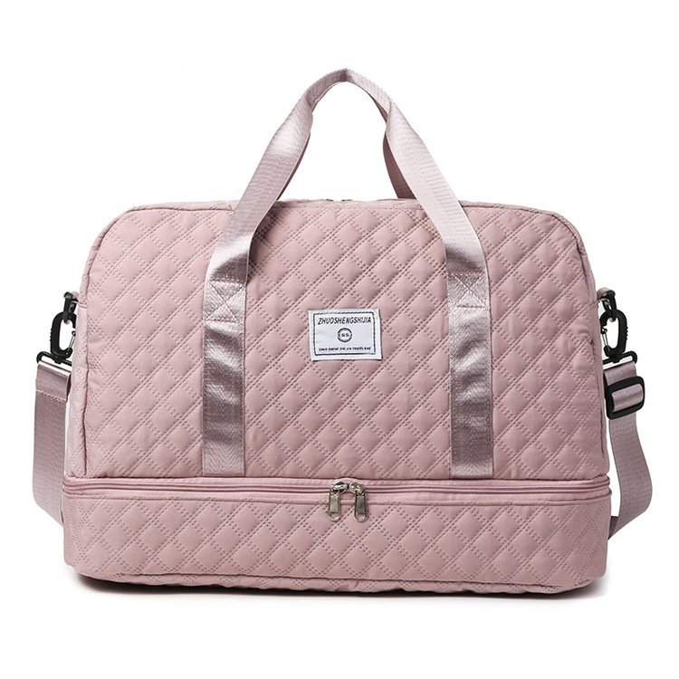 Cross-border outdoor travel bag, multi-functional dry-wet separation sports and fitness bag, fashionable and casual short-distance carry-on luggage bag Item Picture