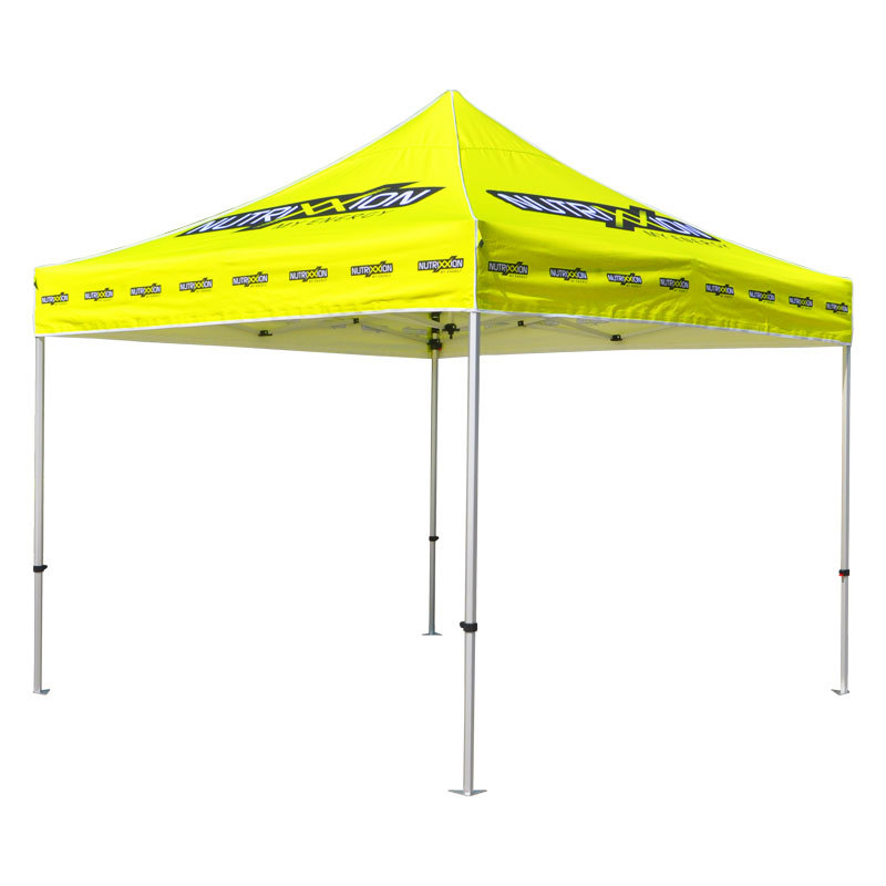 40-tube rhombic aluminum alloy advertising tent with LOGO printing, outdoor four-corner tent, publicity and exhibition canopy, folding sunshade Item Picture