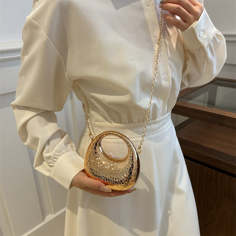 Cross-border fashion banquet chain, hand-held acrylic small bag, women's lipstick, loose change accessories, single-shoulder crossbody bag new style Specification drawing