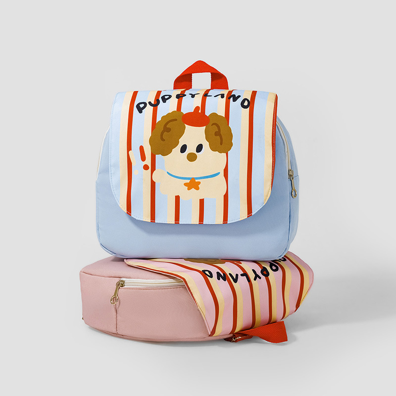 Cartoon schoolbag for girls, simple and versatile, schoolgirl style backpack, lightweight, forest-themed, Japanese-style Instagram Application Scenario