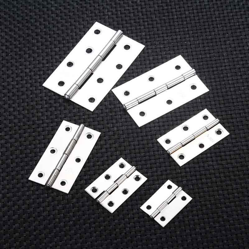Stainless steel casement small hinges for doors and Windows, 1.5-4-inch small hinges, small hinges for cabinet doors, computer cases and wooden doors Specification drawing