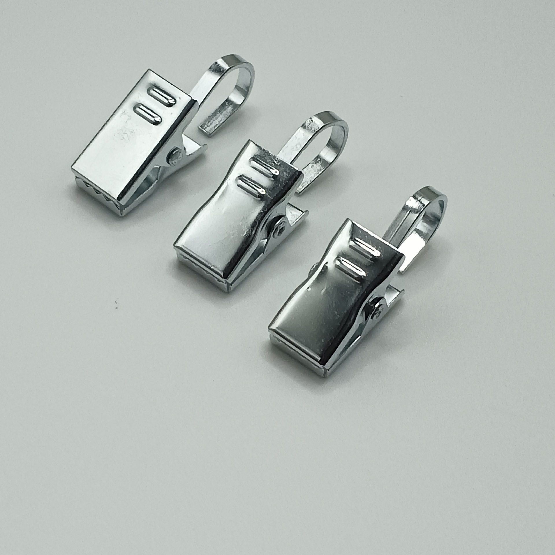 Curtain clip buckle ring 430 stainless steel clip hook accessory, strong bath curtain clip, load-bearing thickened old-fashioned curtain Specification drawing