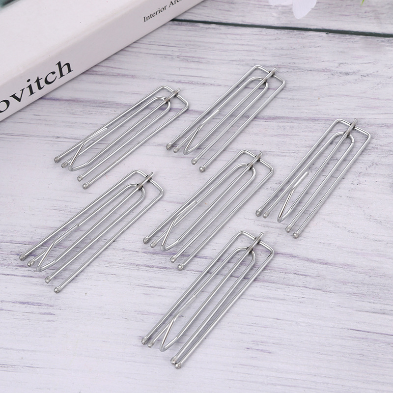 Factory direct sales of 18-34 window accessories: Four-fork hooks, curtains, four-claw hooks, curtain fabric, fork hooks, and hardware trims Specification drawing