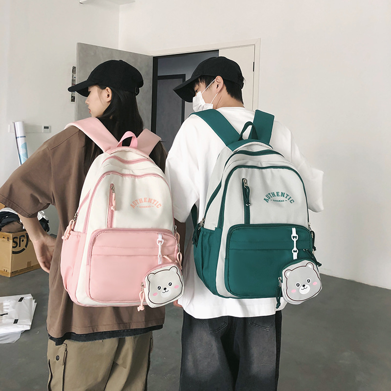 Mini Japanese-style lightweight backpack for children and primary and secondary school students during study Tours and outings full figure