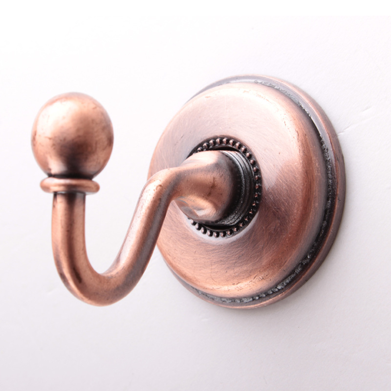Cross-border new curtain, coat and hat hook, hook accessory factory direct sales aluminum alloy S wall hook, wall hook A19 details Picture
