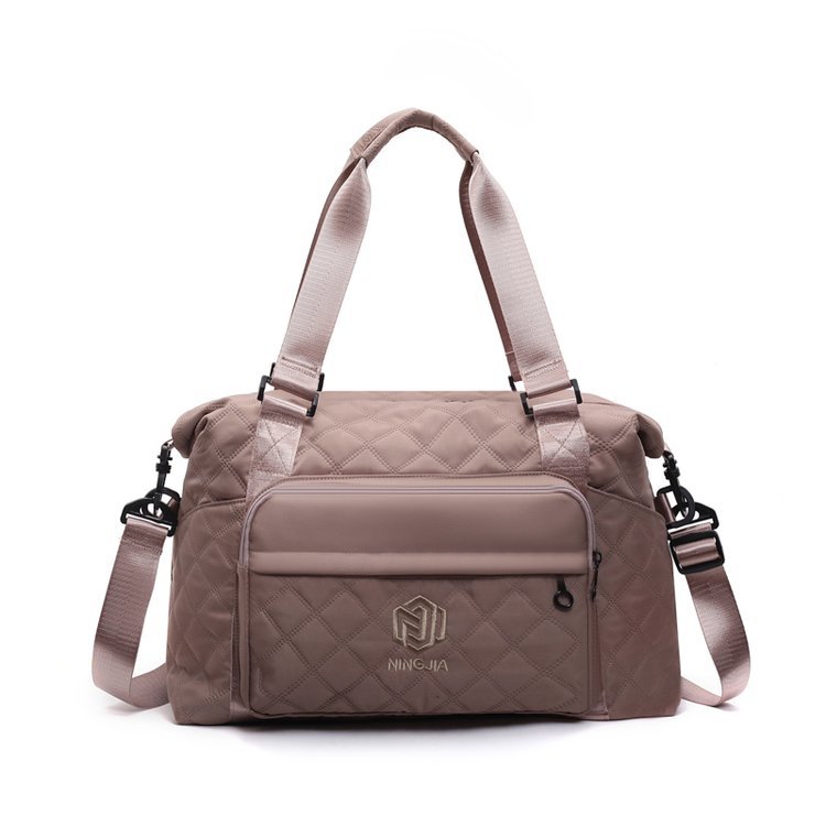 Cross-border leisure travel large handbag for women, lightweight Korean-style crossbody fitness bag, large-capacity dry and wet separation luggage bag Item Picture