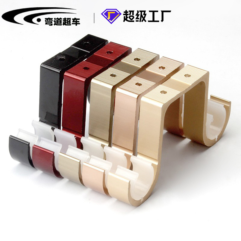 Thickened load-bearing double-pole ceiling, Roman pole, curtain pole, double-top curtain rack, bracket and support frame full figure