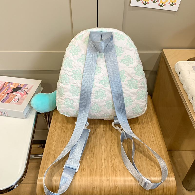 Cute cartoon backpack, high appearance level, design sense backpack, large capacity, cute girl schoolbag, girls' shopping bag Specification drawing