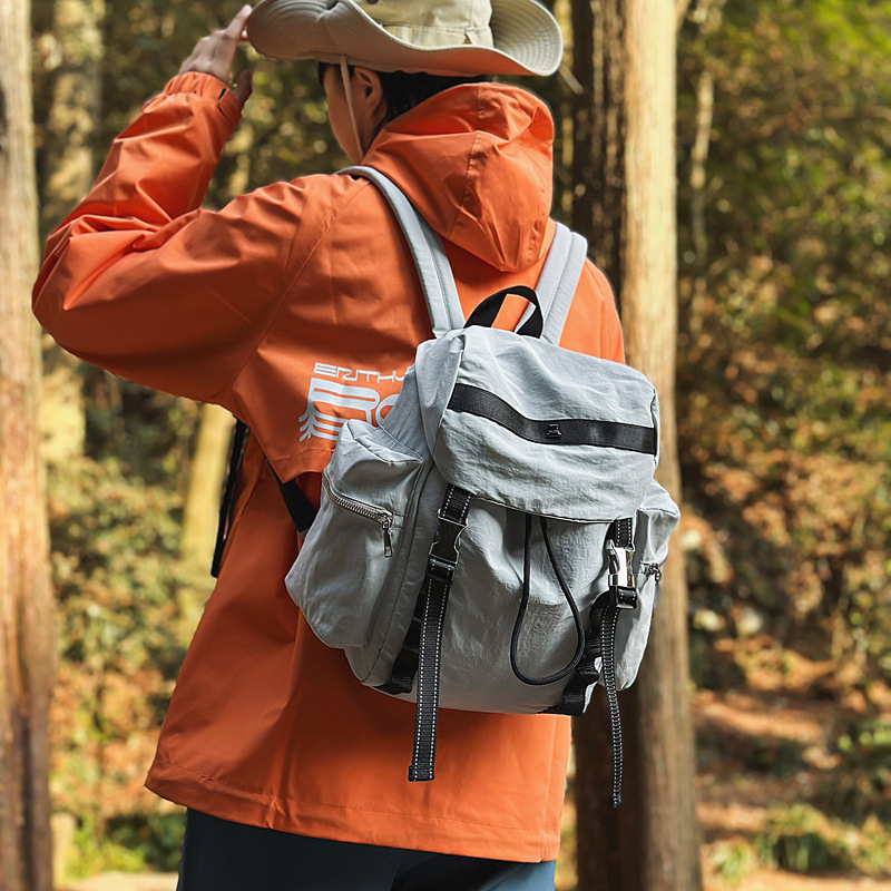 Outdoor hiking bag, simple and lightweight, high appearance level, travel backpack, ultra-light men's and women's sports hiking travel backpack details Picture