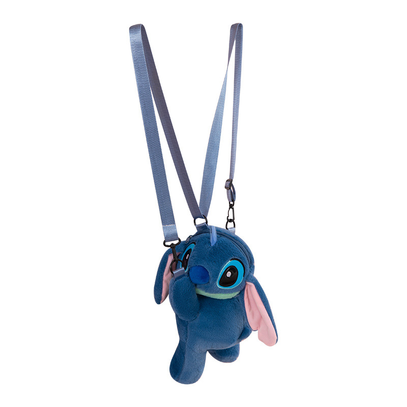 Exchange for a plush toy doll of the new cartoon crossbody double backpack with a laid-back style Item Picture