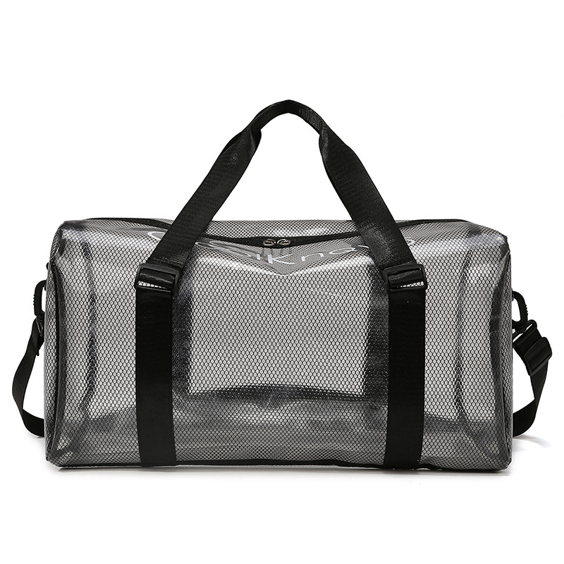 2025 New PVC travel bag, large-capacity waterproof summer travel bag, portable short-distance luggage for men and women, fitness bag Item Picture