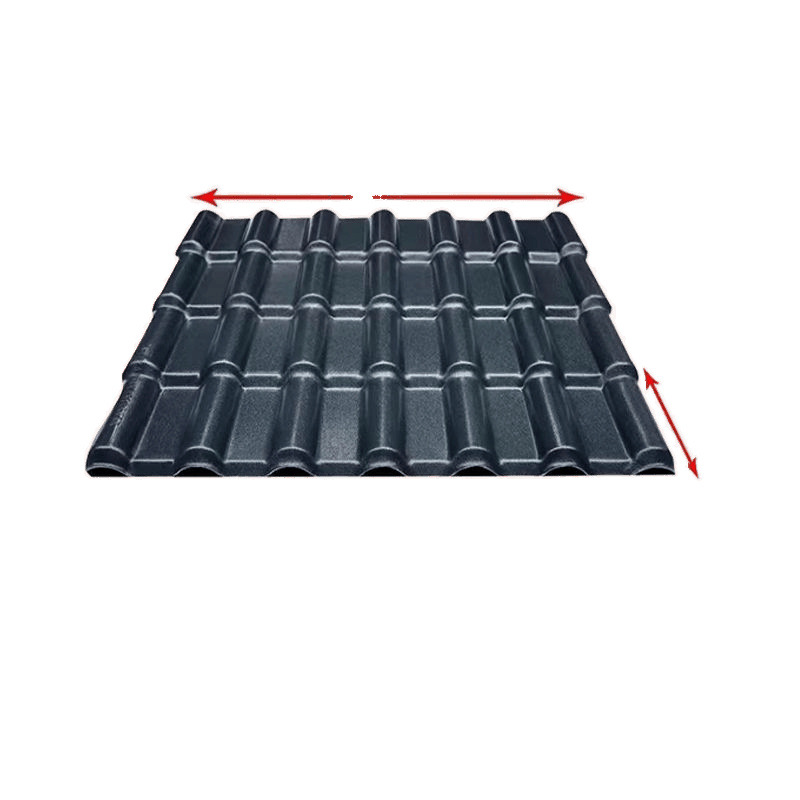 Resin tile wholesale synthetic factory direct sales, thickened villa roof, ancient plastic glazed roof, roof tile agency Item Picture