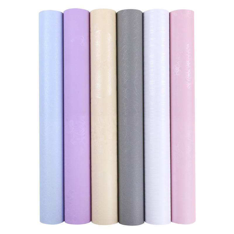 Self-adhesive wallpaper with linen texture for room use, waterproof PVC wallpaper, instant stickers, bedroom background wall, dormitory renovation stickers Item Picture
