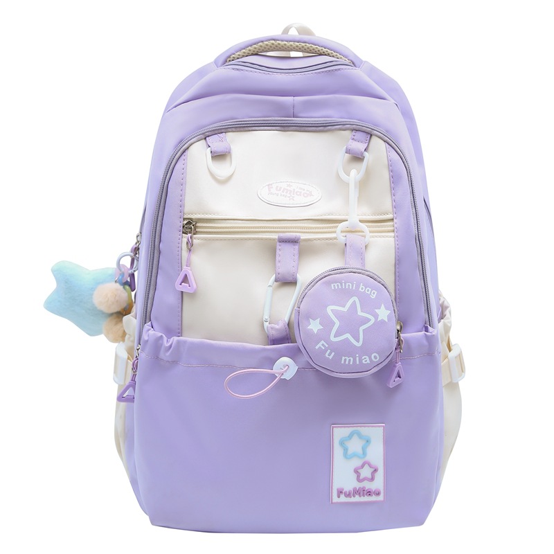 Cross-border Japanese-style schoolbag for girls, junior high school students, primary school students, Korean version large-capacity backpack, school-style backpack for high school students Item Picture