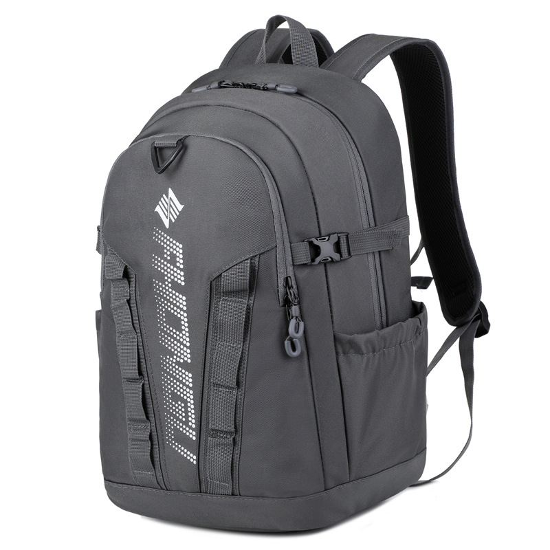 New trendy, lightweight backpack for men, casual travel bag, large-capacity letter schoolbag for college students Item Picture