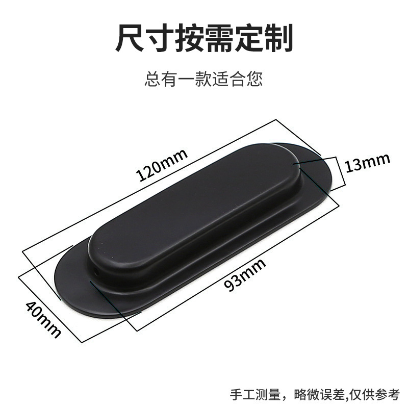 Stainless steel built-in sliding door with invisible built-in handle, hidden drawer, concealed groove and round buckle handle details Picture