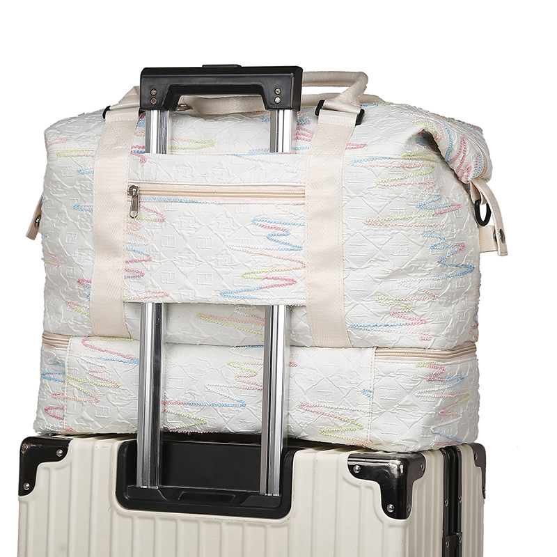 New cross-border hand-held travel bags, luggage bags, portable maternity bags, large-capacity dry-wet separation yoga bags and fitness bags details Picture