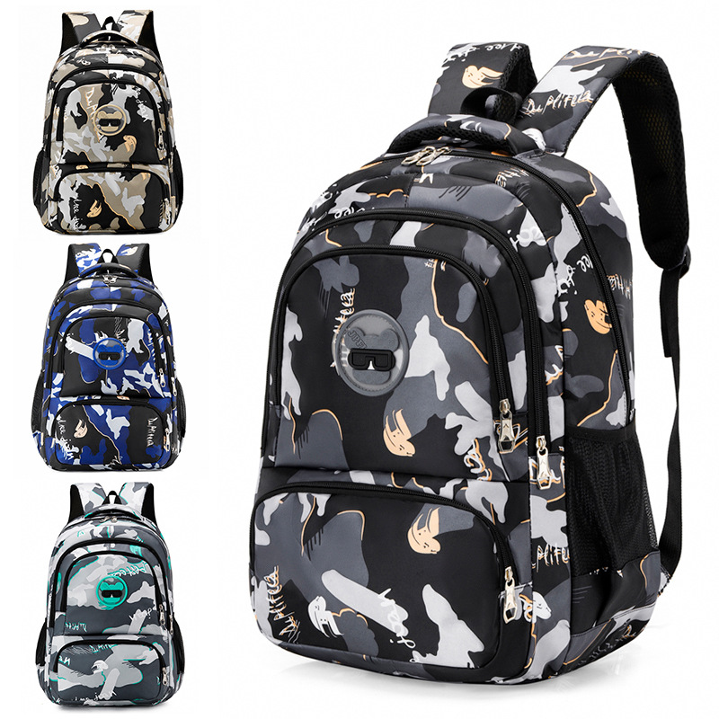 The new cross-border casual backpack with large capacity is a fashionable and simple college student backpack for travel and commuting Specification drawing