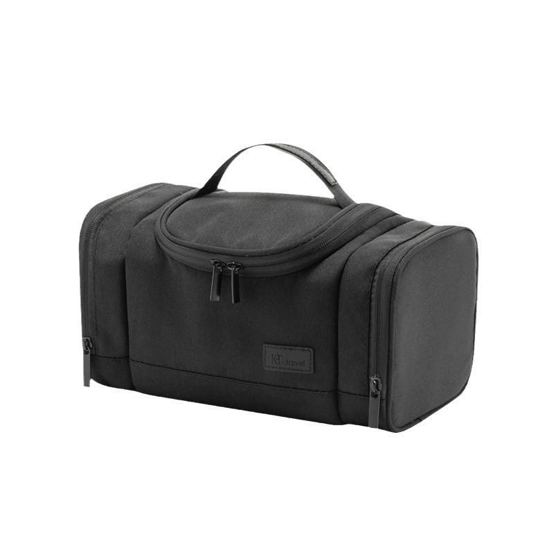Renewable square toiletry bag, hand-held water-repellent makeup bag, large-capacity portable toiletry bag, multi-functional toiletry bag Item Picture