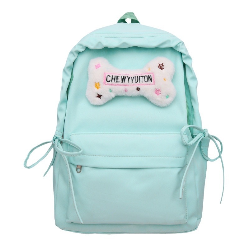 This year, solid-colored, simple and versatile casual backpacks are in vogue for junior high school students and girls Item Picture