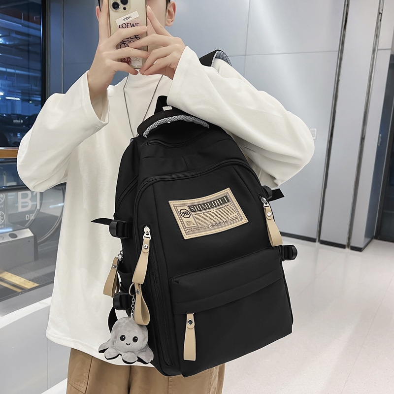 Junior high school backpack for both boys and girls, high appearance level, dirt-resistant casual travel bag, large-capacity computer bag Specification drawing