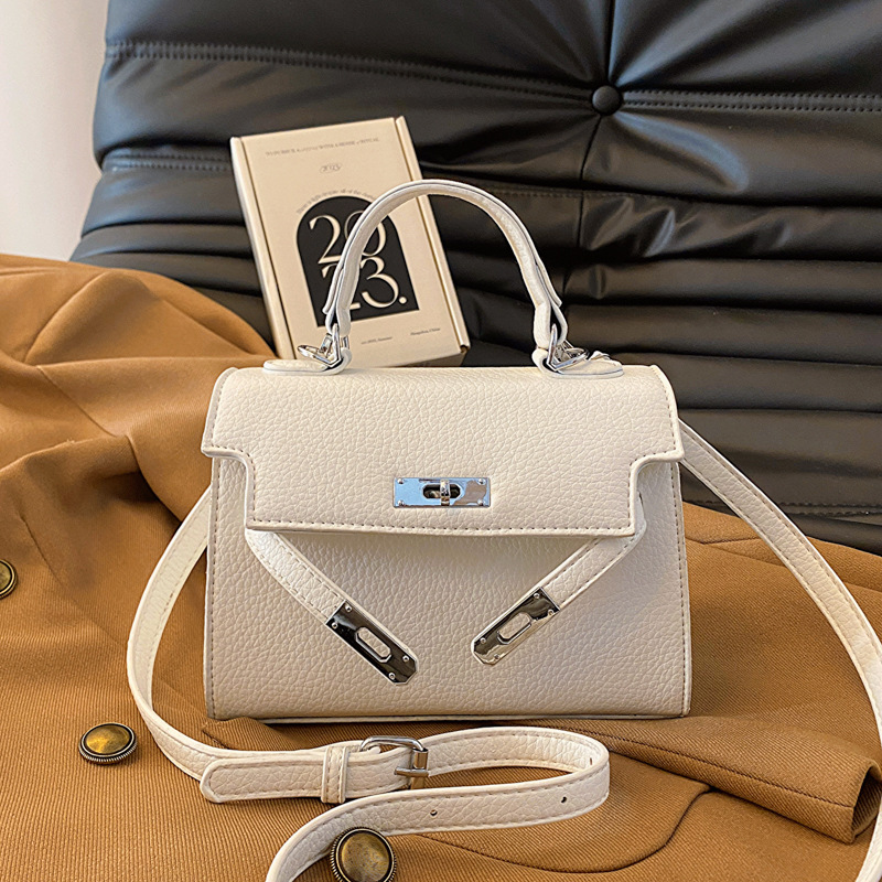 Factory-customized wholesale high-end Kelly bags for women, retro, simple and fashionable, single-shoulder crossbody small square bags full figure