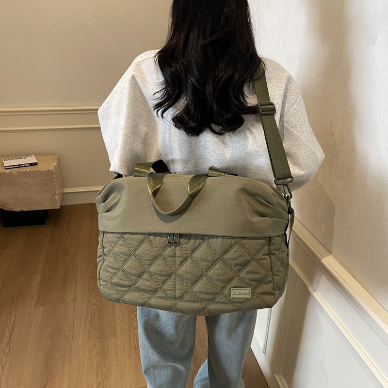The new Korean-style fashionable travel bag is simple and lightweight, with a dry-wet separation fitness yoga bag and a large-capacity business trip luggage bag Specification drawing