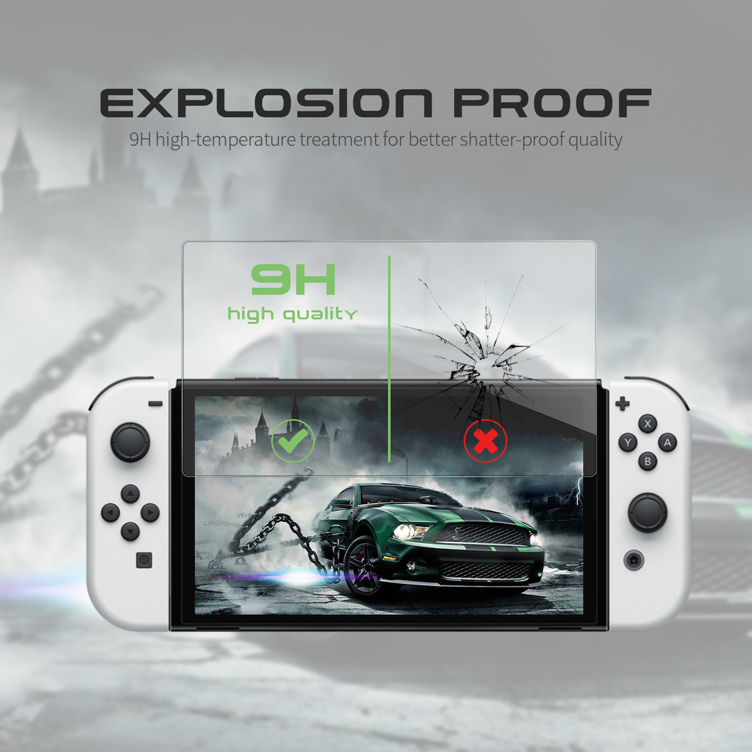 New Switch2 tempered film Nintendo oled game console Nintendo Switch protective Film lite front film Application Scenario