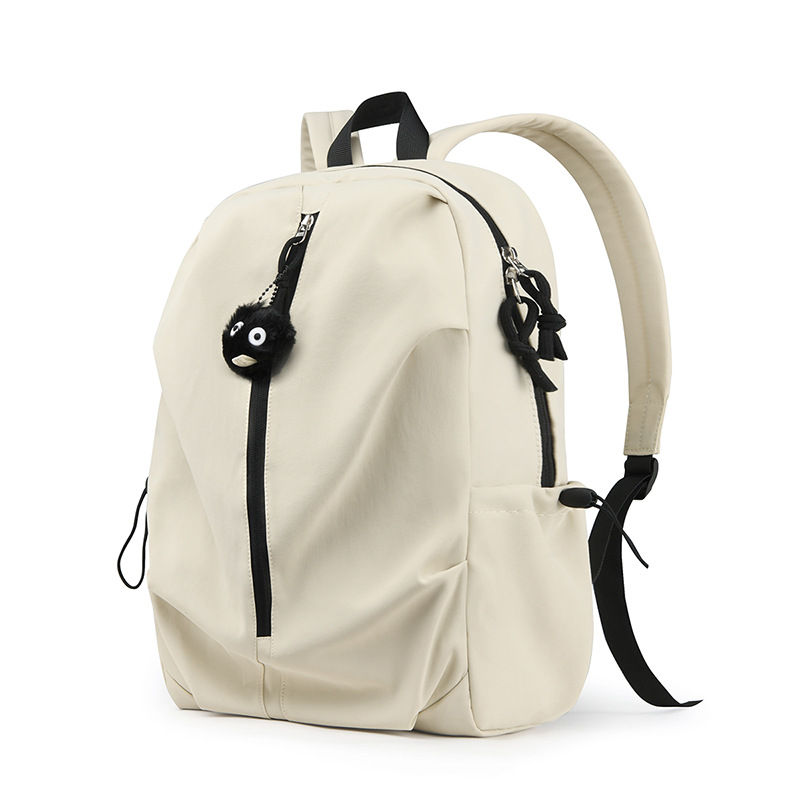 New fashionable and trendy casual backpacks of various sizes, lightweight men's and women's large-capacity travel bags with pendants Item Picture