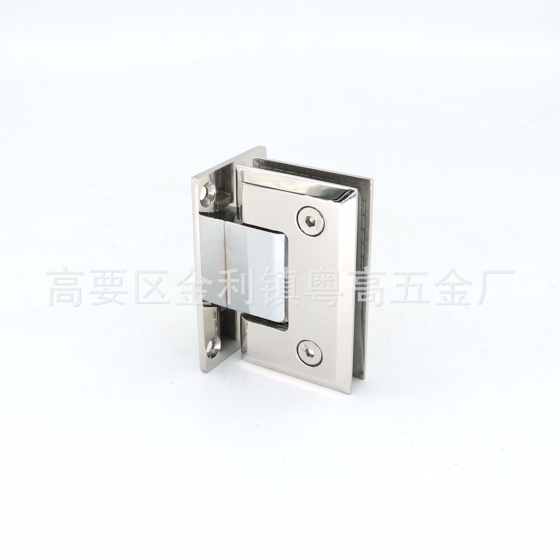 Factory wholesale of precision cast stainless steel 90° glass hardware accessories, welding clamps, beveled glass clamps, shower room bathroom clamps Application Scenario