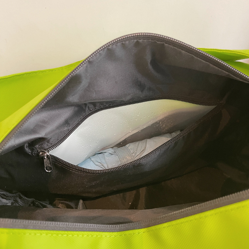 Dry-wet separated luggage bag, travel bag, breathable independent shoe compartment, sports backpack, hand-held bag, shoulder bag, crossbody fitness bag Specification drawing