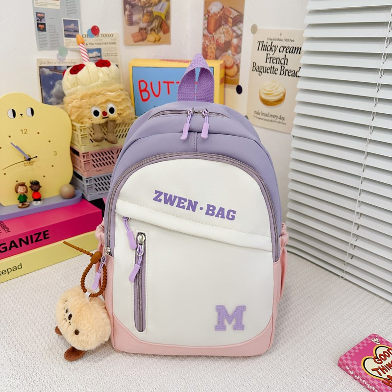 Children's travel backpack for primary school students 2025 Japanese-style sweet color contrast forest-style girl travel shopping boy backpack Application Scenario