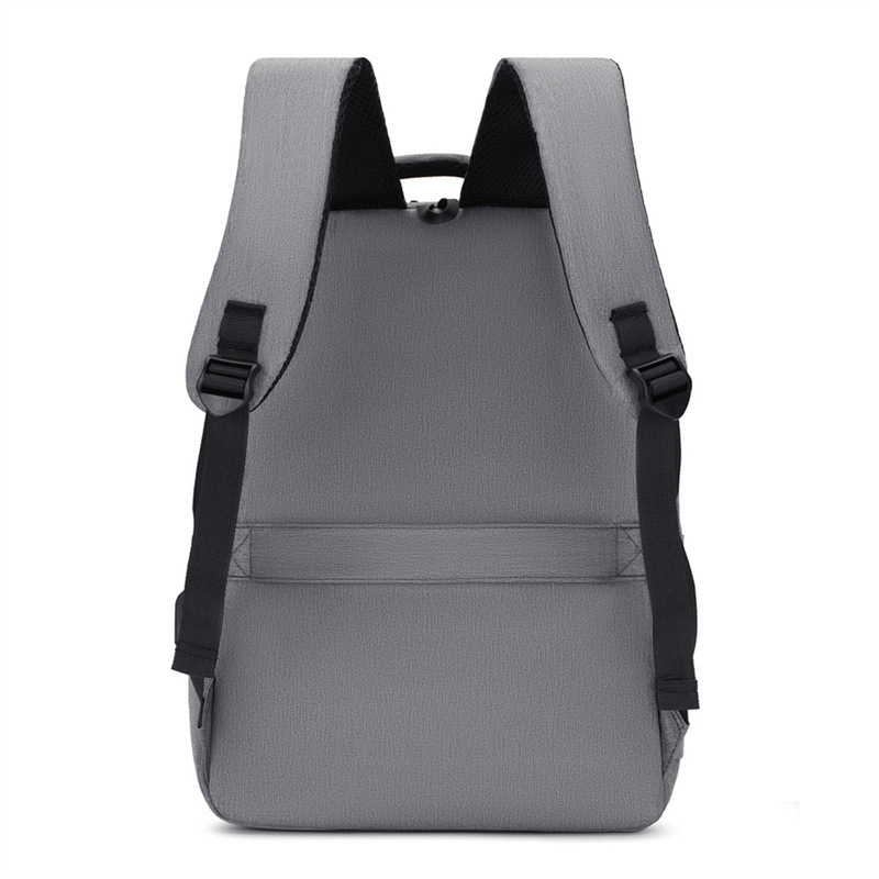 Cross-border simple and casual business backpack, men's backpack, large capacity, high-end feel, work commuting laptop bag Specification drawing