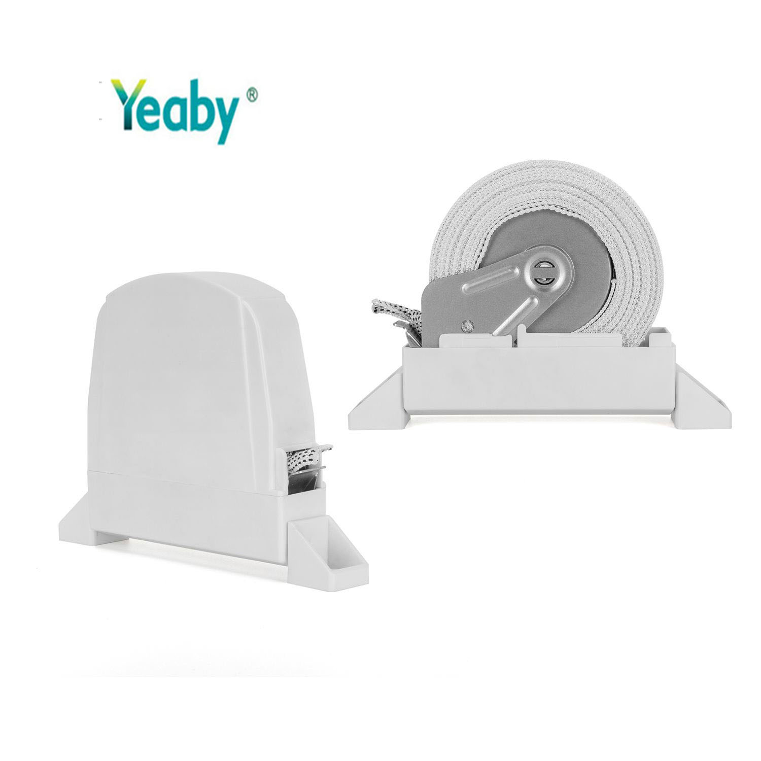 Aluminum alloy roller blind accessories, curtain winding device, belt winding box, opening lid winding device with 16MM* 5-meter webbing Item Picture