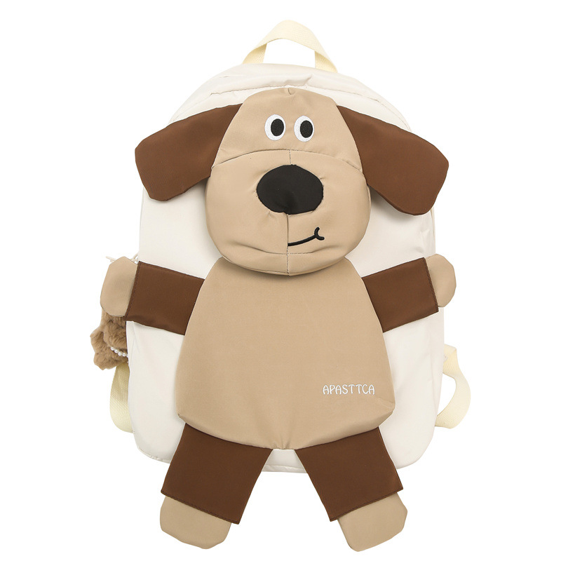 A sweet and cute cartoon dog backpack for girls, a new 2024 campus primary school student backpack with large capacity Item Picture