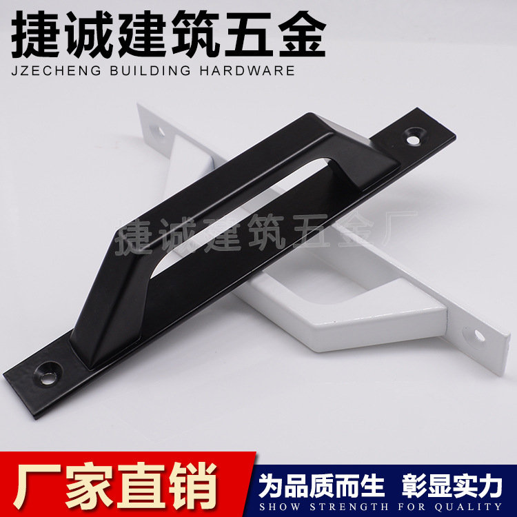 Aluminum alloy handles, door and window handles, exposed wooden doors, balcony sliding doors, sliding doors, high-strength modern handles, glass doors Item Picture