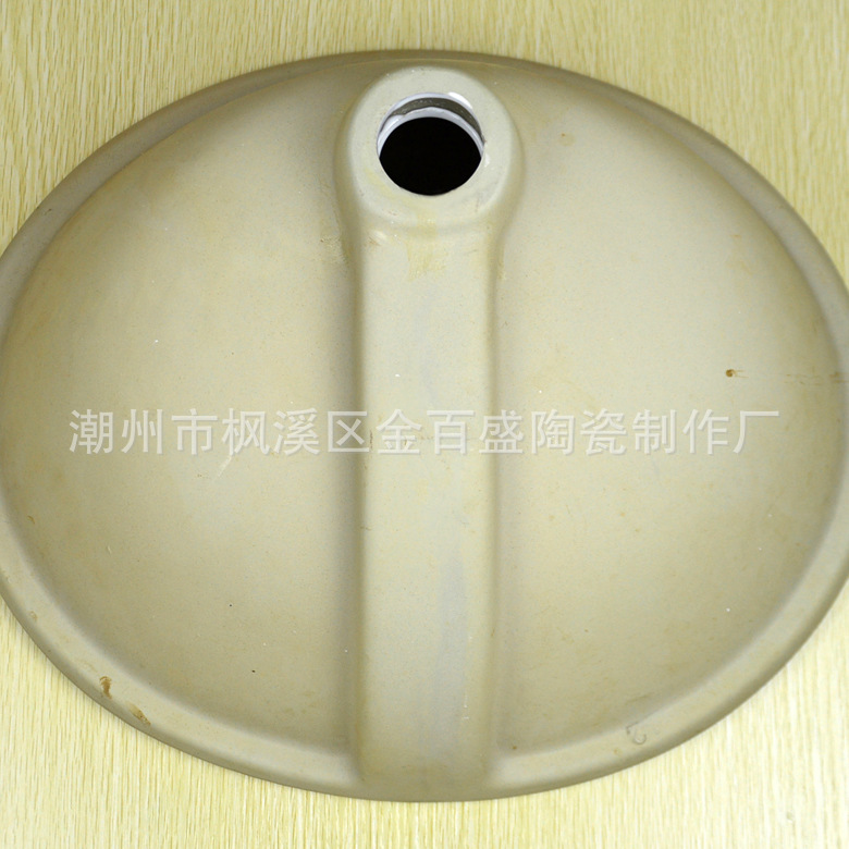 18-inch ceramic undermount basin, oval stone undermount basin, washbasin, marble built-in basin, Jinbaisheng Sanitary Ware 6308 Application Scenario