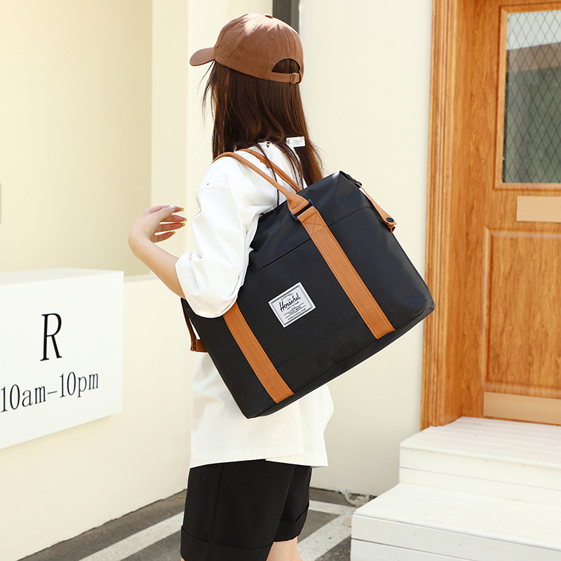 Lightweight and simple outdoor travel bag for women, 2024 new large-capacity luggage bag, sports and fitness bag, business trip boarding bag Application Scenario