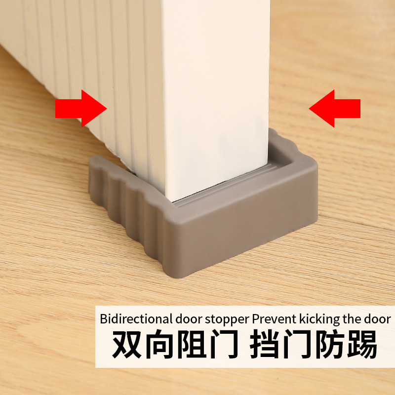 Creative door stoppers, door stops, door stoppers, anti-squeezing and anti-collision door panels, safety top door stoppers, household door wedges, door stops details Picture