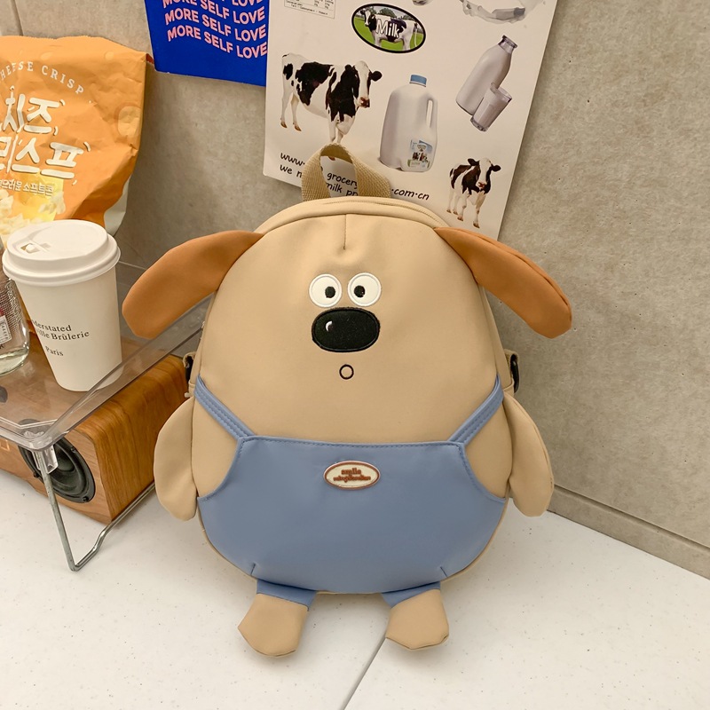 Cute girl puppy backpack, new cartoon backpack for girls, travel bag for junior high school students and class bag for college students Application Scenario