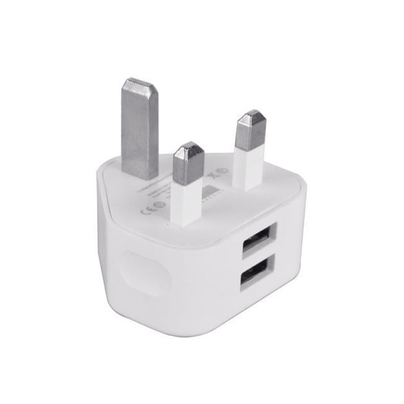 Triangle British Standard 1 2 3USB port British standard mobile phone charger, British standard charger, smart travel charger Specification drawing
