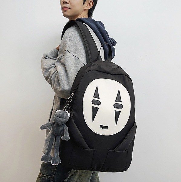 Trendy brand backpacks for men, Japanese-style casual and versatile niche backpacks, lightweight and large-capacity schoolbags for junior high school, senior high school and college students, and women full figure