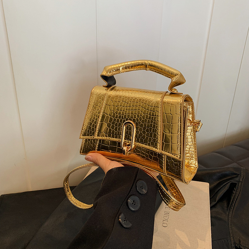 Women's autumn new crossbody bag, niche hand-held small square bag 2024, fashionable, casual, trendy and beautiful single-shoulder bag full figure