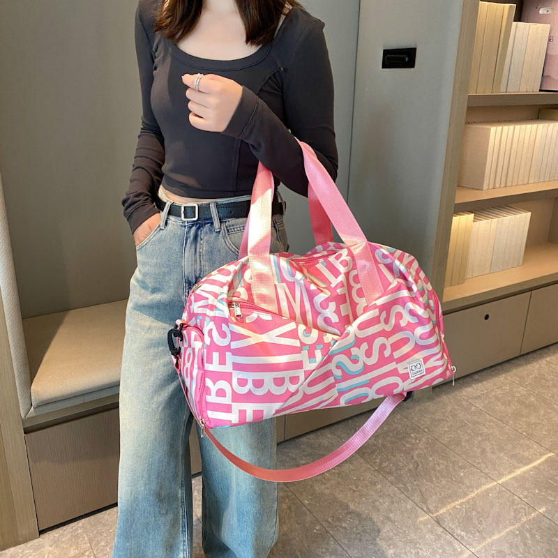 Yoga exercise bag, women's fitness bag, women's dry and wet separation storage training bag, large-capacity hand-held crossbody travel bag full figure